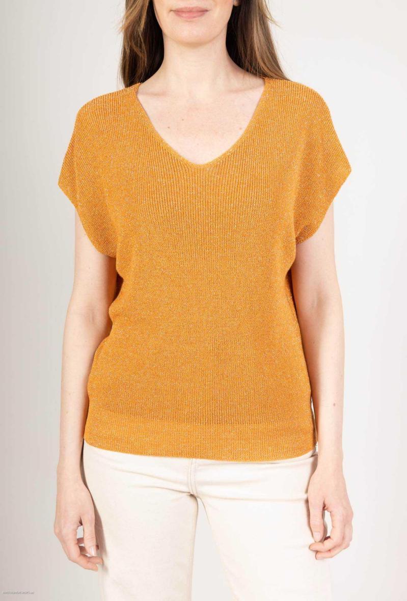 T-shirt manche courte pailleté