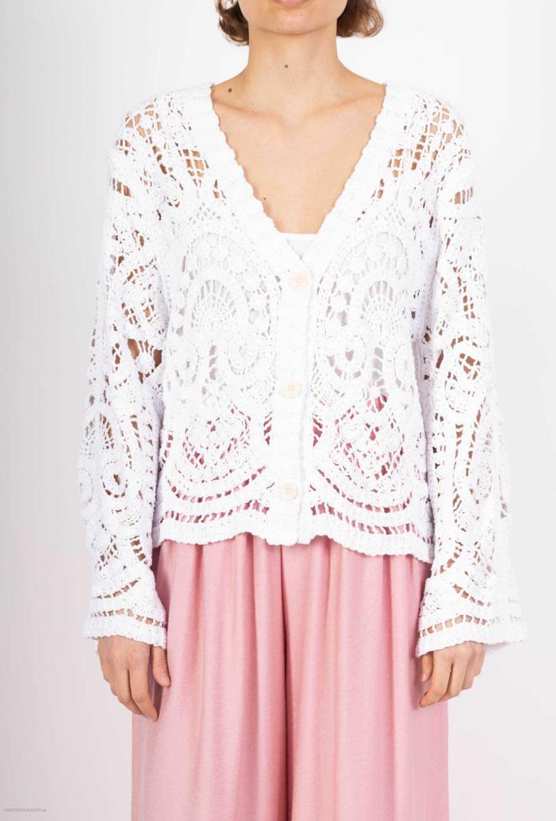 Cardigan en dentelle