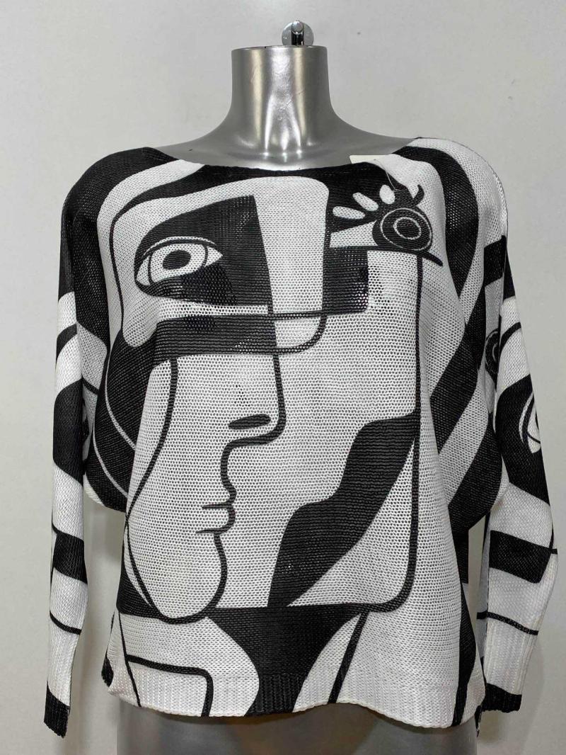 Pull à imprimé
