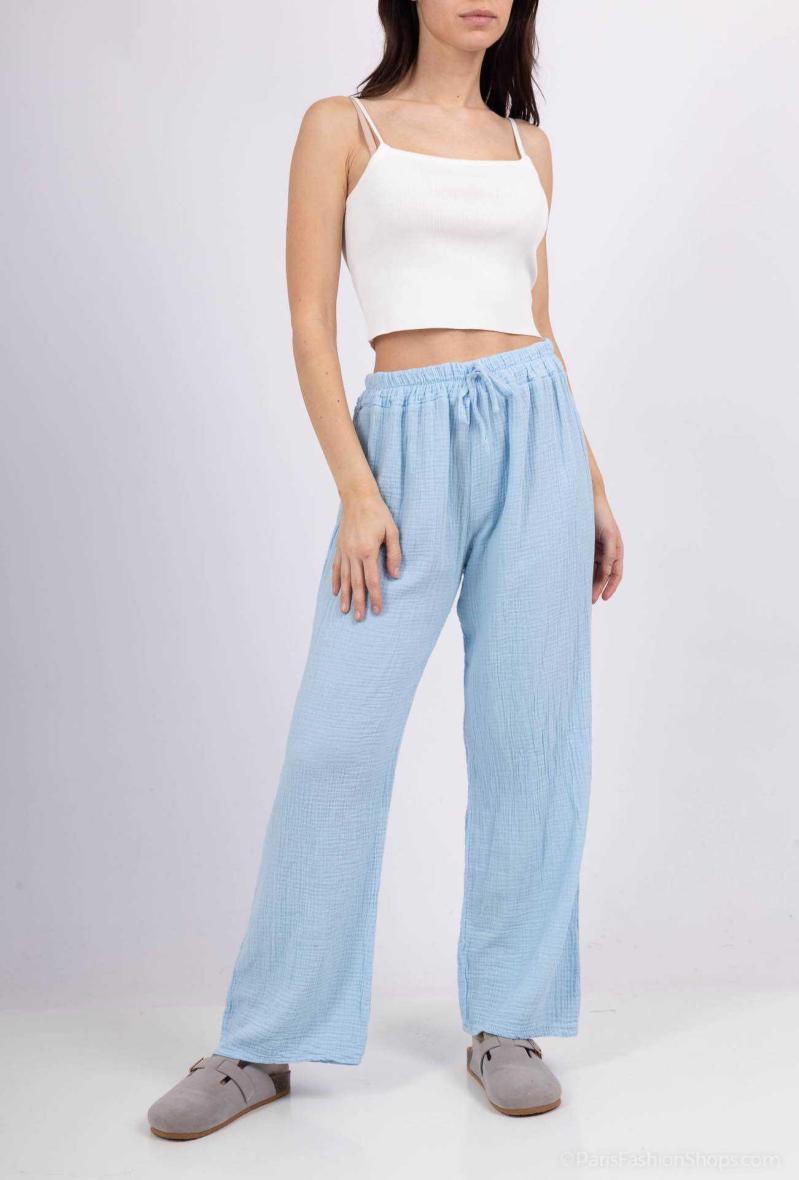 Pantalon cotonné