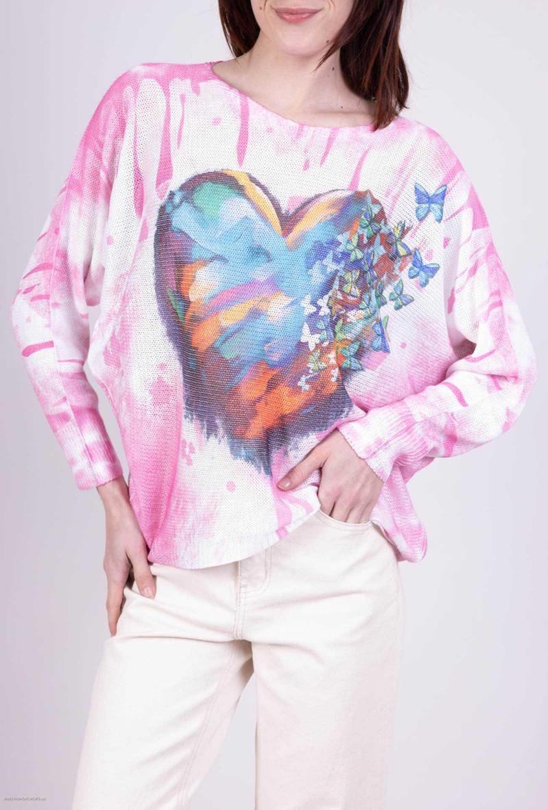 Pul à imprimé coeur